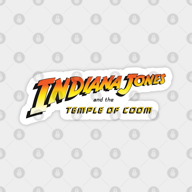 Indiana Jones and the Temple of COOM Magnet by sketchfiles