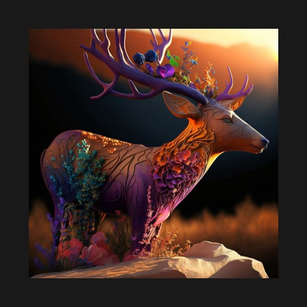 Terracotta Deer by berubettoart