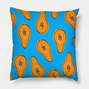 Papaya fruits pattern Pillow