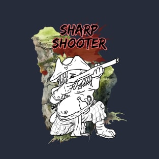 Sharpshooter sniper DnD fantasy character T-Shirt