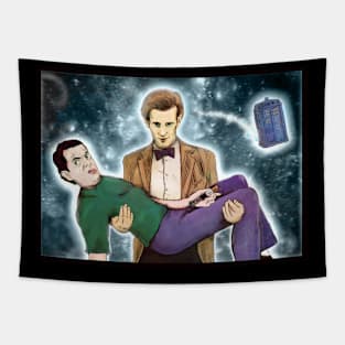 Doctor Who and Mr. Bean Tapestry