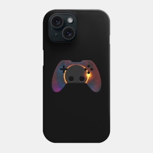 Sun Moon Eclipse Gaming Gamer Abstract - Gamepad Controller - Video Game Lover - Graphic Background Phone Case