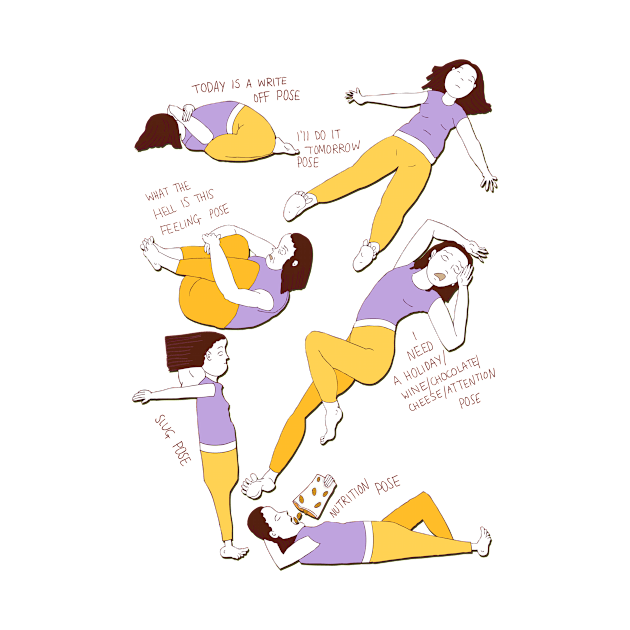 My Favorite Yoga Poses by minniemorrisart