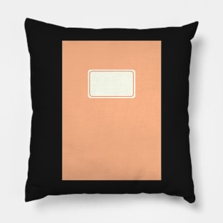 Back to School Pastel Coral Pillow