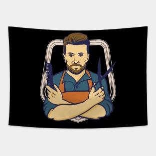 Hairdresser Hairstylist Barber Barbershop Shop Tapestry