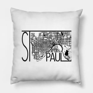 St Paul Map Pillow