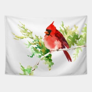 Cardinal Bird Tapestry