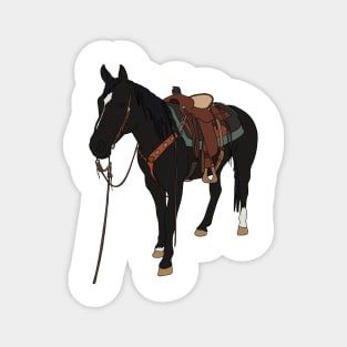 CUSTOM horse sticker!! Magnet