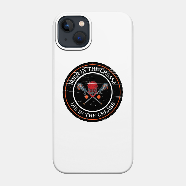 Enthusiastic Lacrosse Goaltender Goalie Design - Lacrosse Goalie - Phone Case