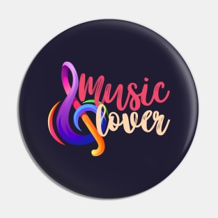 Music lover art Pin