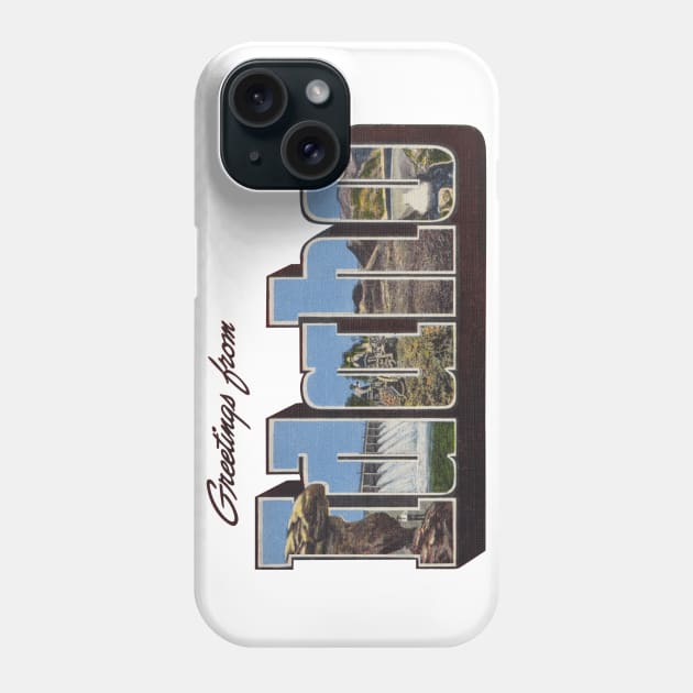 Greetings from Idaho Phone Case by reapolo