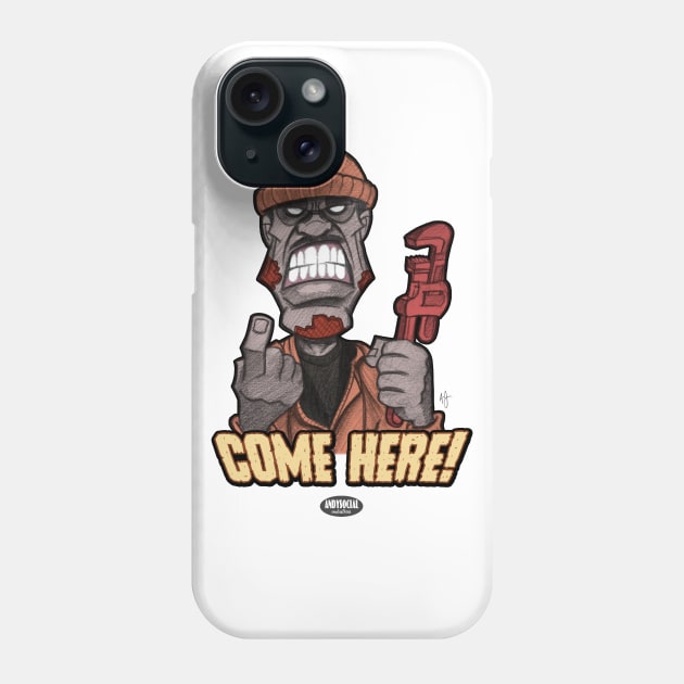 Comet Zombie Phone Case by AndysocialIndustries