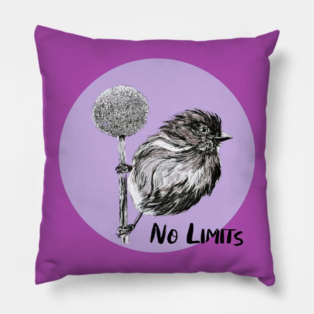 No limits Pillow by The Art Aroma