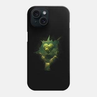 Stone Heart  Anamorphic Illusion  ( Large Print ) Phone Case