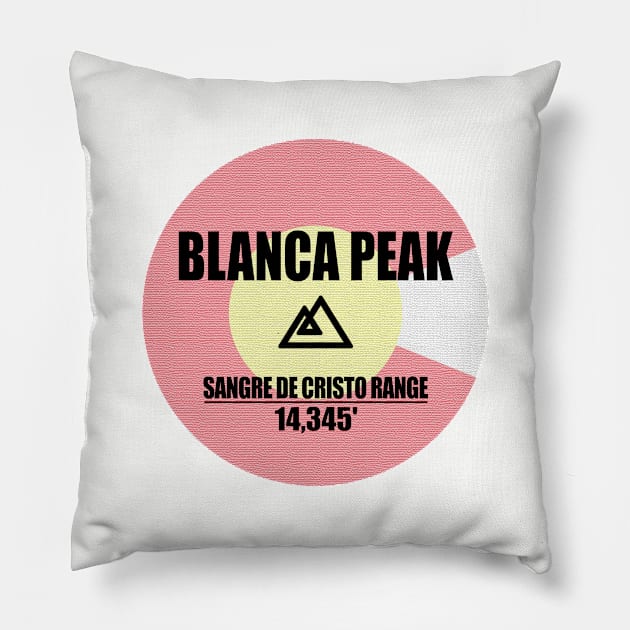 Blanca Peak Pillow by esskay1000