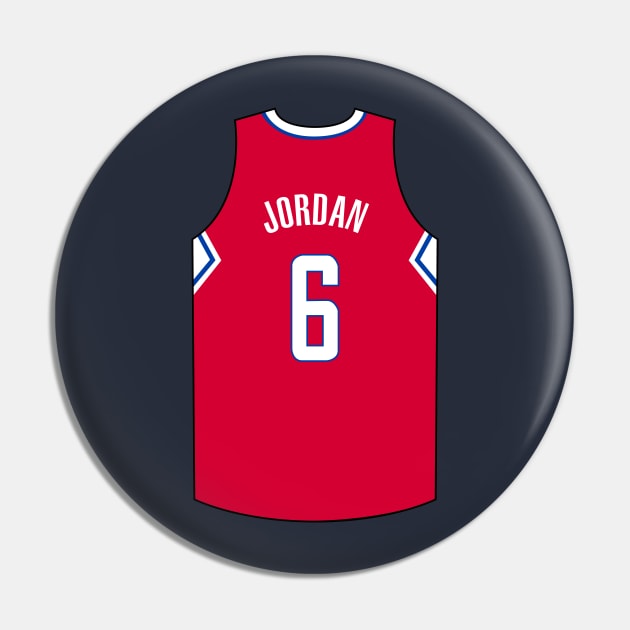 Deandre Jordan Los Angeles Jersey Qiangy Pin by qiangdade