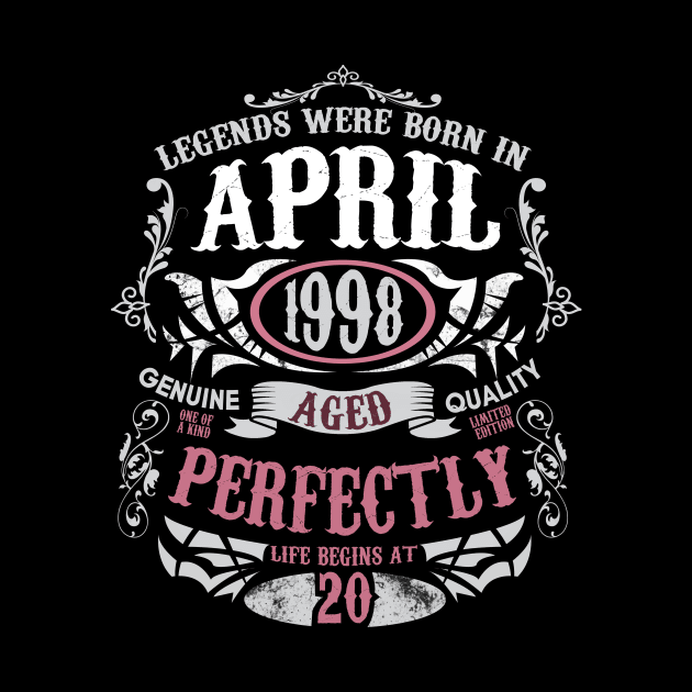 'April 1998 Twentieth Birthday' Awesome Birthday Gift by ourwackyhome