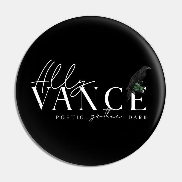 Ally Vance (White) Pin by Ally Vance