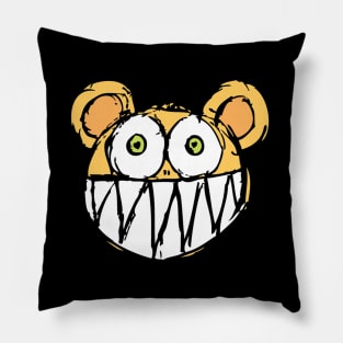 Kid-A Bear by jordanhanrahan Pillow