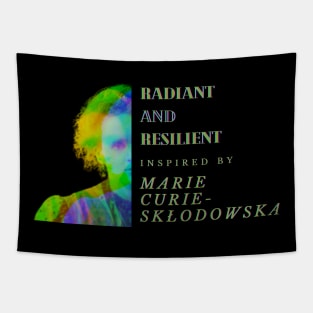 Radiant and resilient: Inspired by Marie Curie-Skłodowska Tapestry