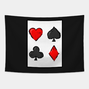 Lucky Playing Card Tapestry