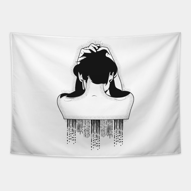 Black & white Elegant Art 14 Tapestry by Frajtgorski