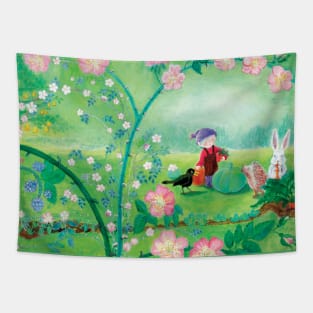 The secret Garden Tapestry