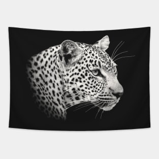 Leopard Close-Up African Wildlife Tapestry