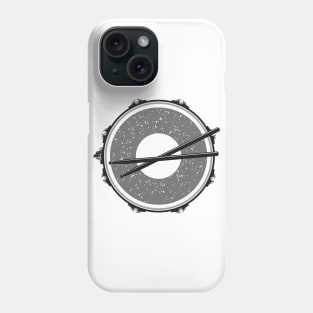 Drum with drumsticks Phone Case