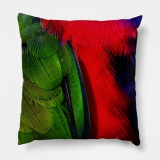 Parrot feathers Pillow