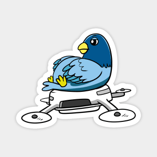 Lazy Bird Magnet