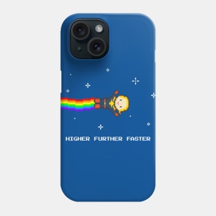 Higher, Further, Faster — Nyan (Captain) Marvel Phone Case