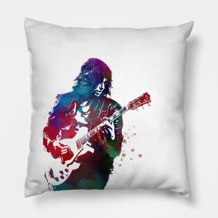 Guitarist music art #tshirt Pillow