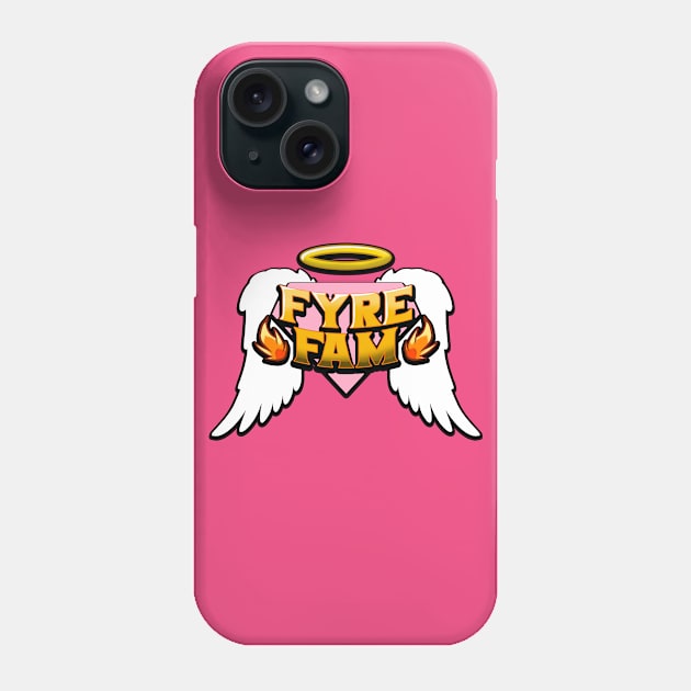 FyreFam Pink/White Phone Case by Ainjelfyre