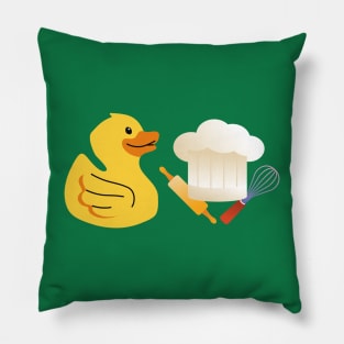 Cooker Duck  Cooking Duckie . Pillow