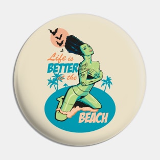 Life is Better at the Beach Pin