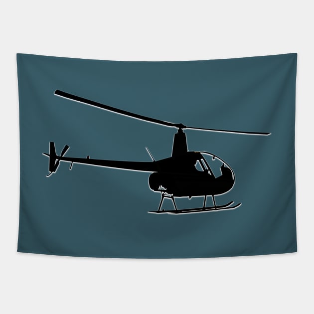 Robinson R22 Tapestry by FotoJarmo