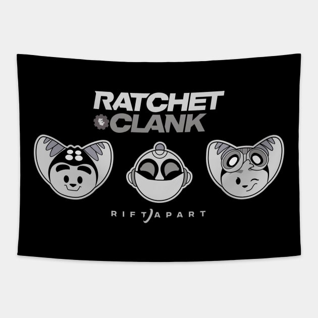 ratchet clank and rivet Tapestry by Soulcatcher