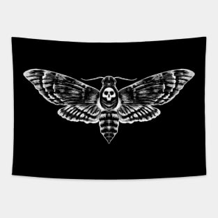 Dark Academia Death's-Head Hawkmoth Tapestry