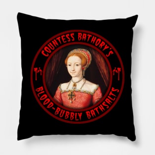 COUNTESS BATHORY - BLOOD-BUBBLY BATHSALTS Pillow