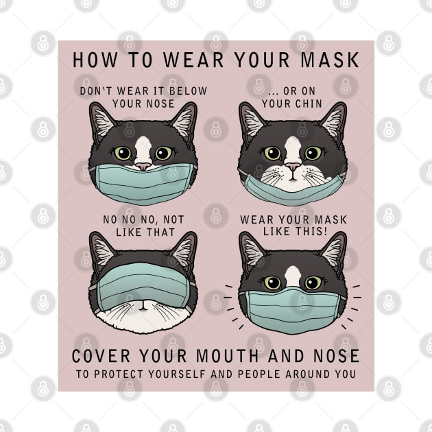 How to wear your mask by tiina menzel