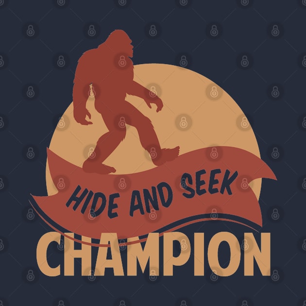 Hide And Seek Champion Bigfoot shirt Camping Sasquatch bigfoot t shirt Hiking Shirt Mountain Shirt by Tesszero