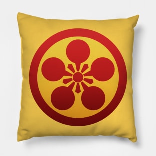 Maeda Clan Crest Kaga Umebachi Pillow