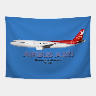 Airbus A321 - Nordwind Airlines Tapestry