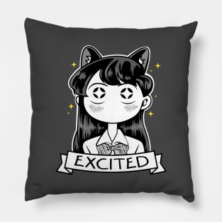 Komi-san is Excited Pillow