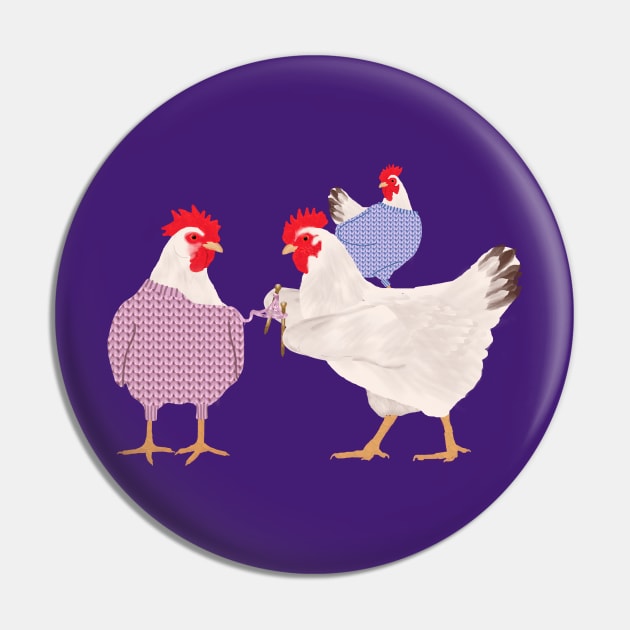 Chicken Knitting Pin by ahadden