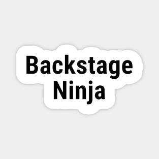 Backstage Ninja Black Magnet