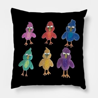 More Birdies Pillow