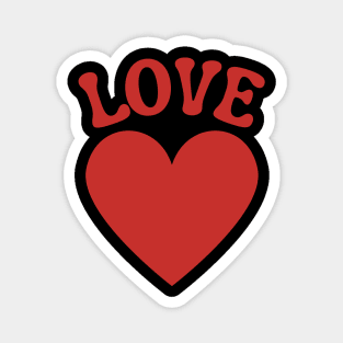 Love Heart Valentine Magnet