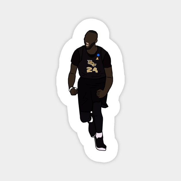 Tacko Fall - NCAA College Basketball UCF Magnet by xavierjfong